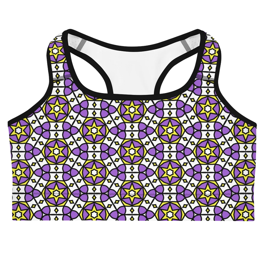 Non-Binary Abstract (2) - Sports Bra product image (3)