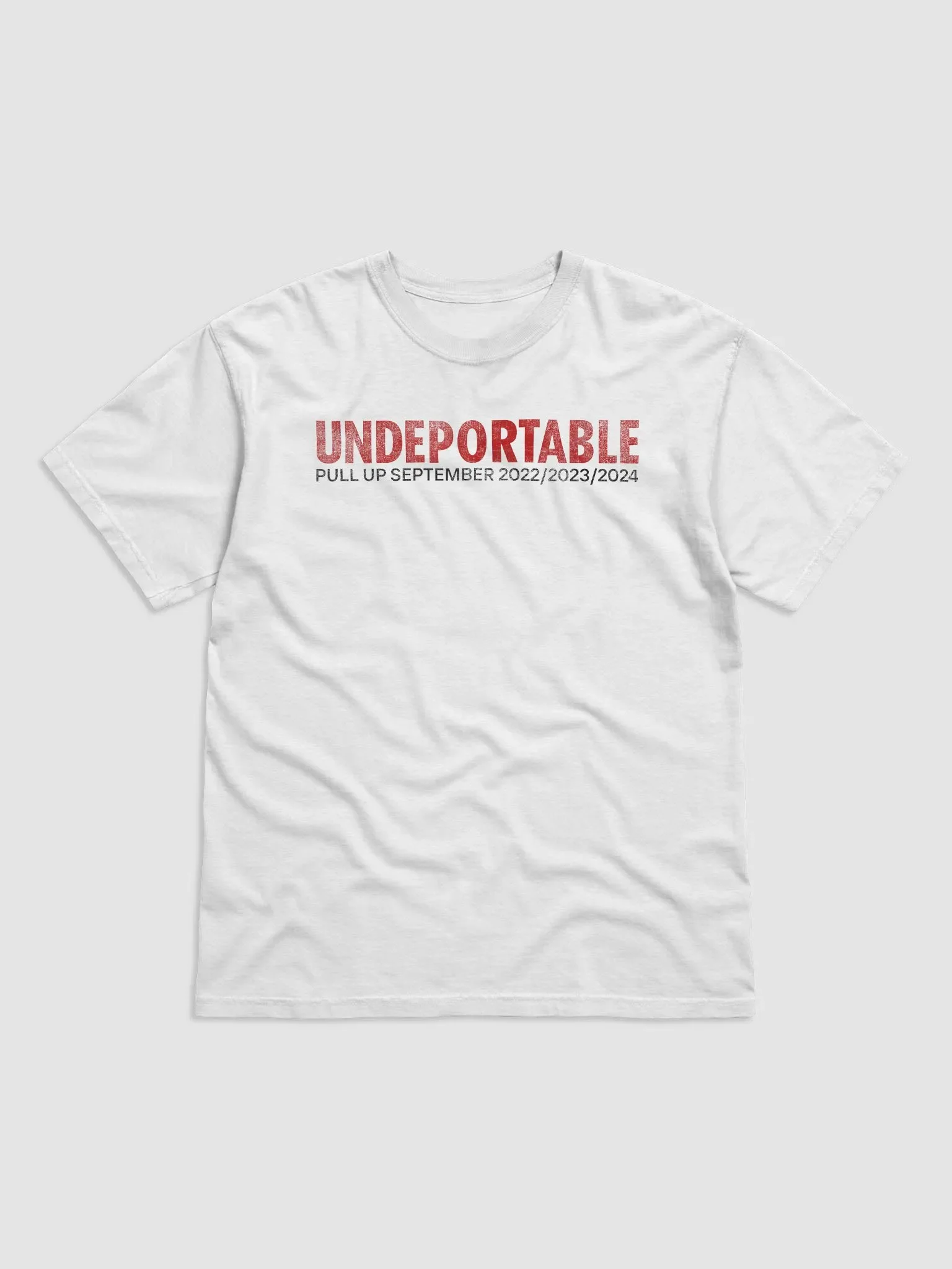 Undeportable Pull Up September 2022 2023 2024 Shirt product image (2)