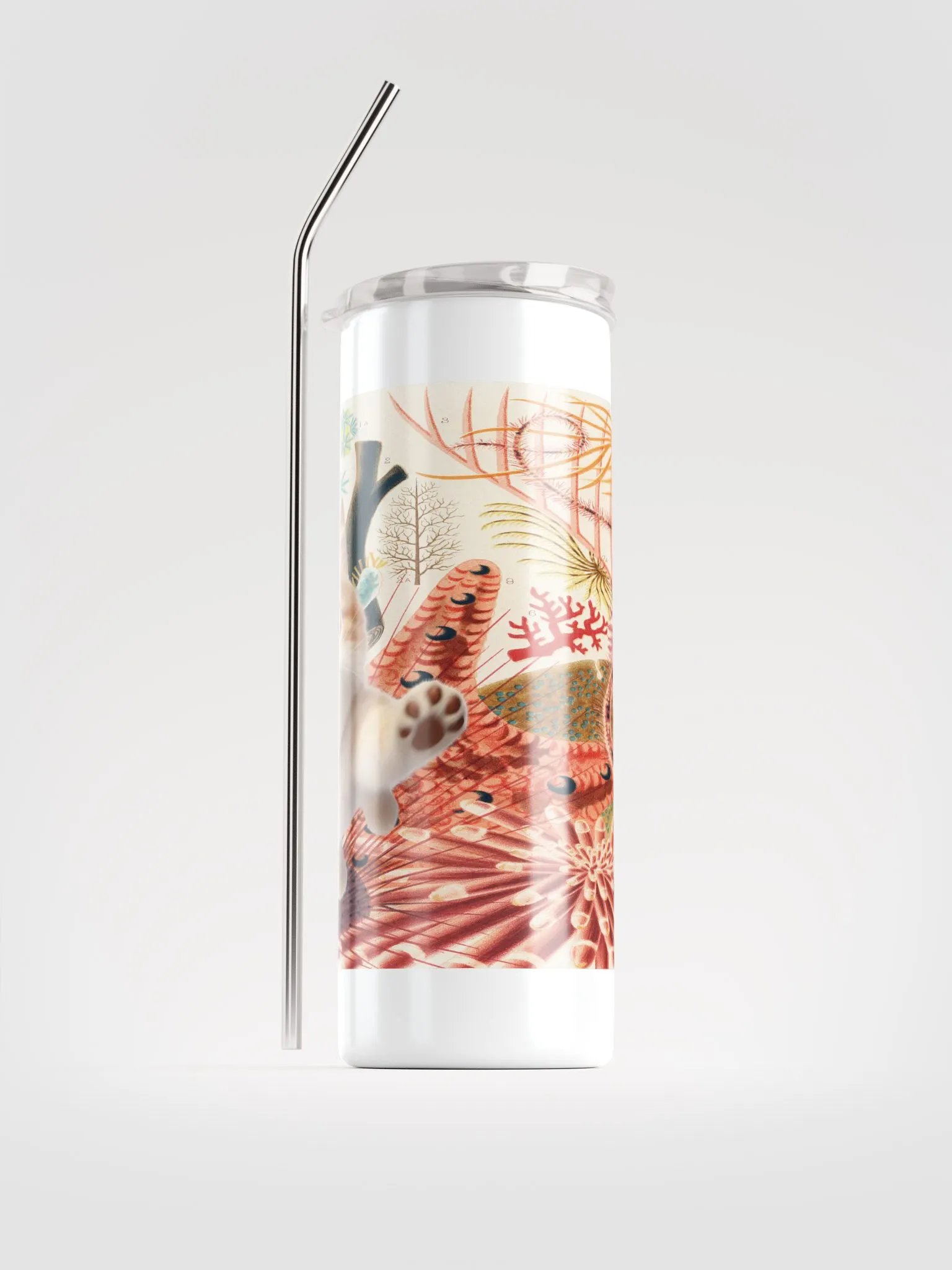 Cat In The Ocean, Stainless Steel, 20 oz., Skinny Tumbler product image (4)