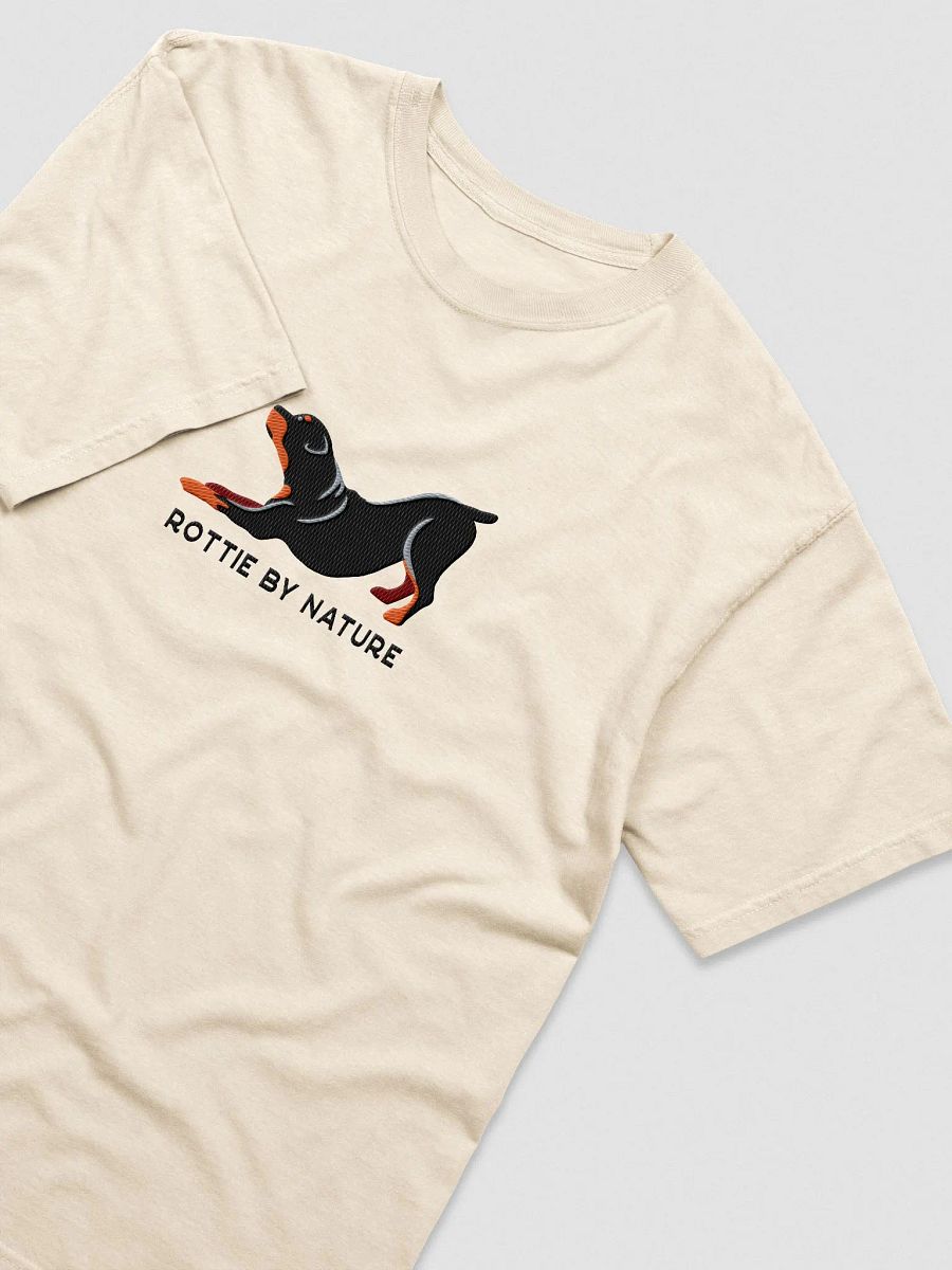 Rottie By Nature T-Shirt(Embroidered) of a Rottweiler product image (8)