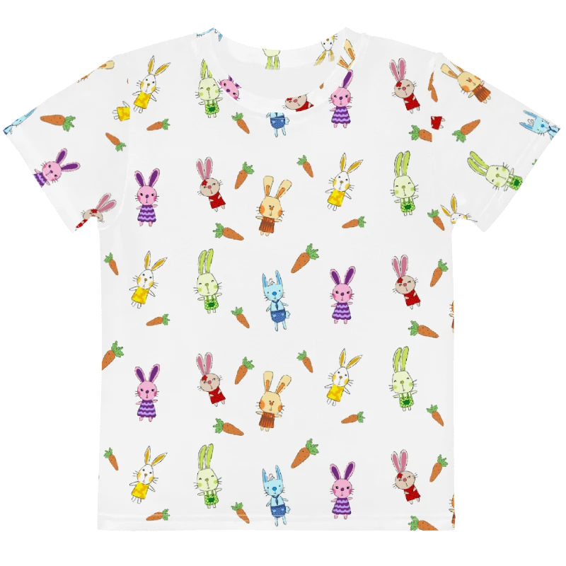 Rainbow Bunnies - Kids Crew Neck Tee product image (2)