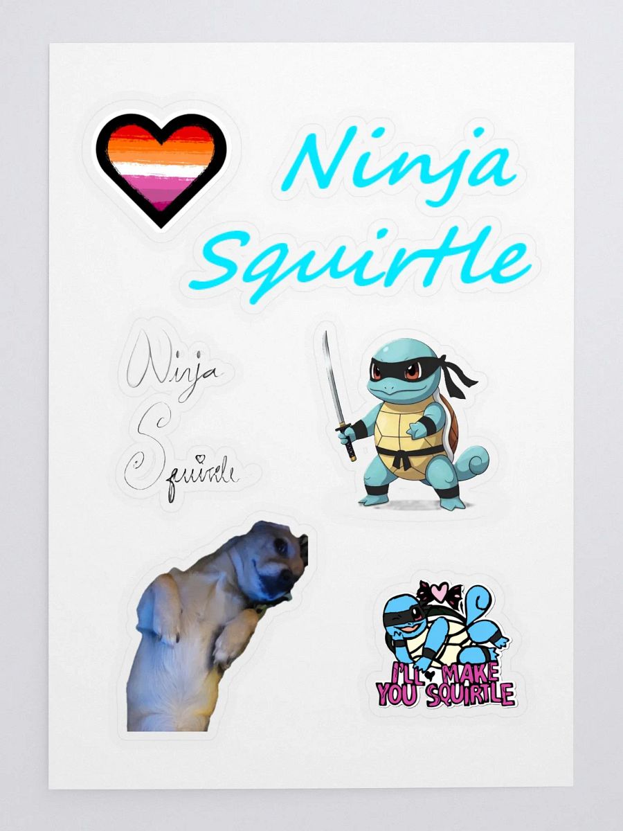 Ninja Squirtle Stickers product image (3)