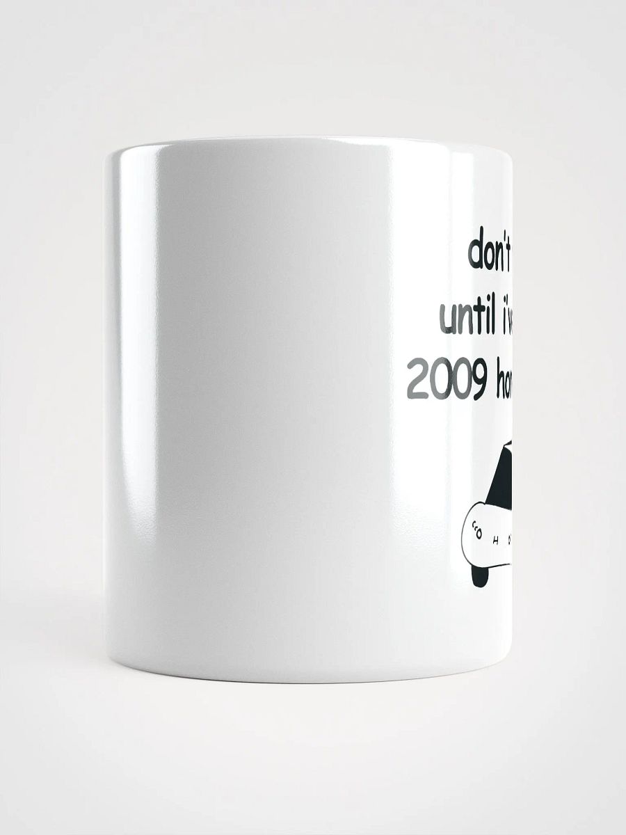 Don't Talk to Me Until I've Eaten This 2009 Honda Civic Hybrid White Glossy Mug product image (5)
