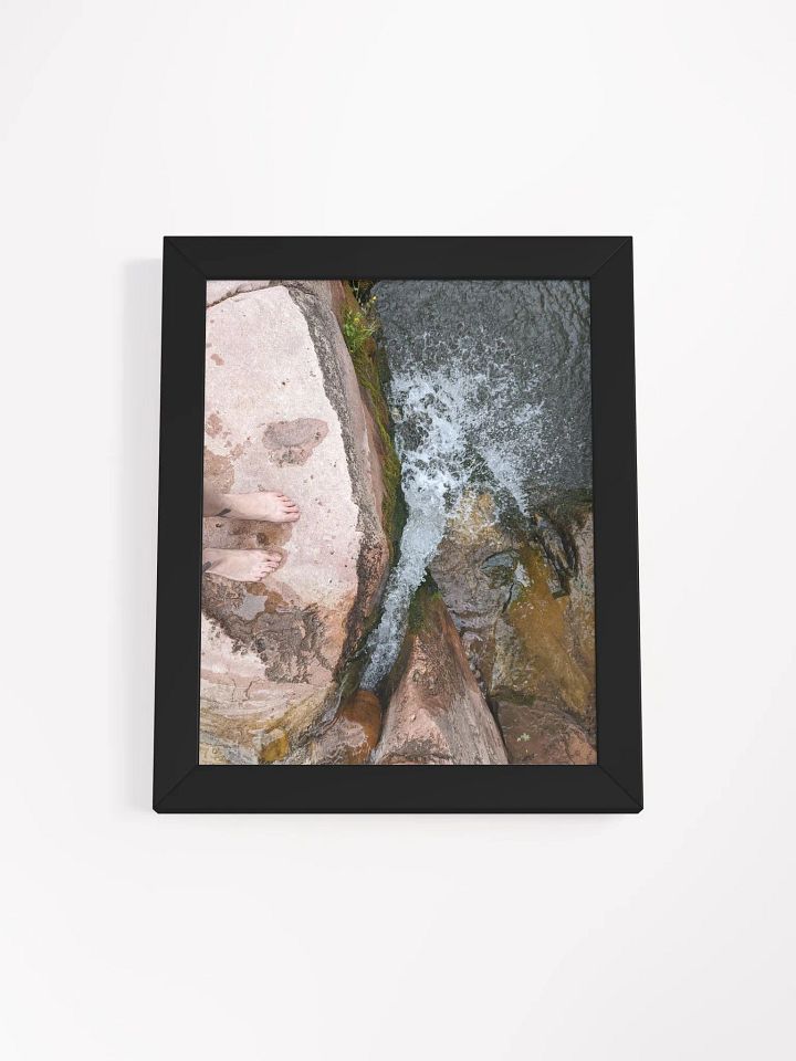 First Time above the tiny Fall Framed High Quality Photograph product image (1)