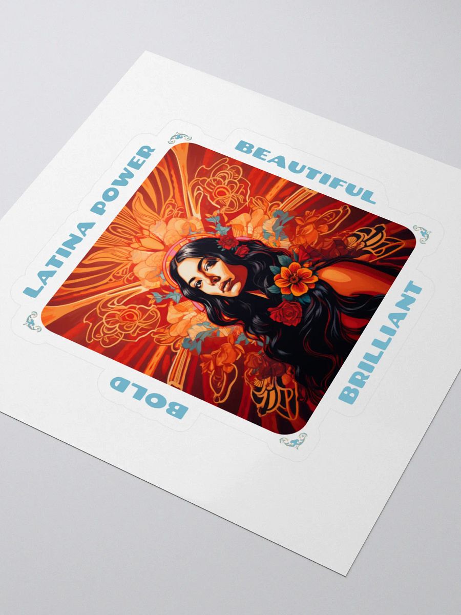 Latina Power Floral Sticker product image (3)