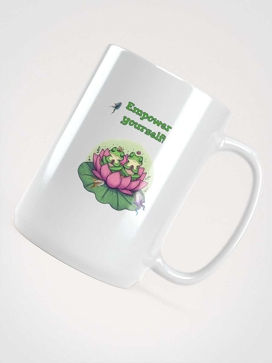 Empowerment Frogs White Glossy Mug product image (4)