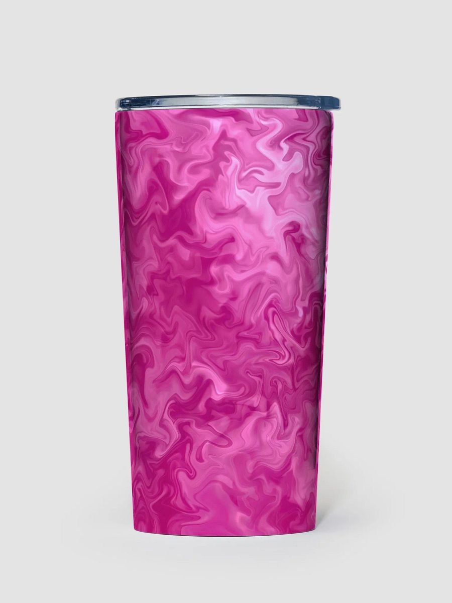 Deep pink Abstract Art 20 oz Stainless Steel Tumbler product image (3)