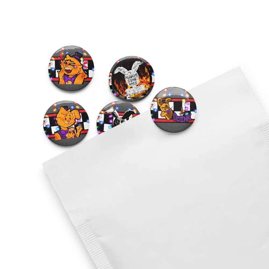 Springy Twitch Pins + 2 Bonus pins (Set 3) product image (9)