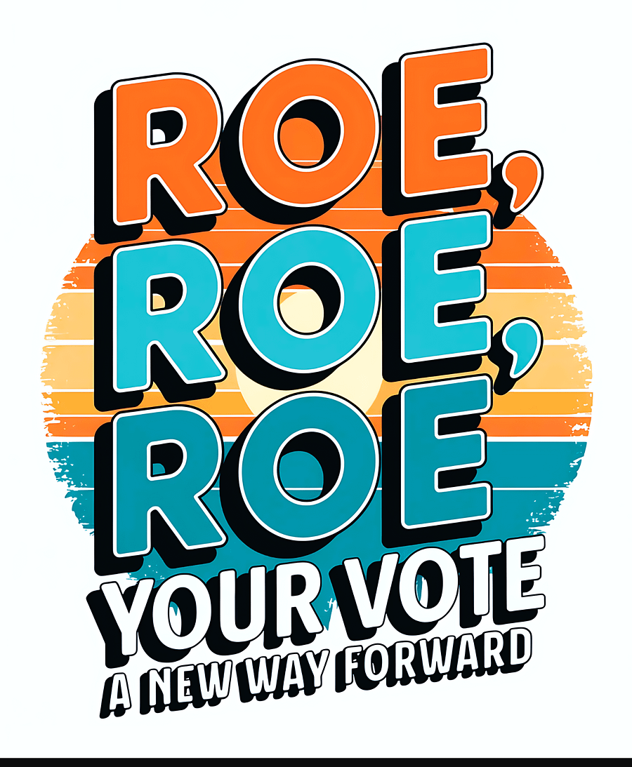ROE YOUR VOTE Retro Sunset Mug product image (7)