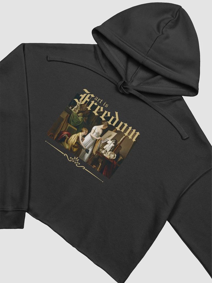 Art Is Freedom cropped hoodie product image (2)