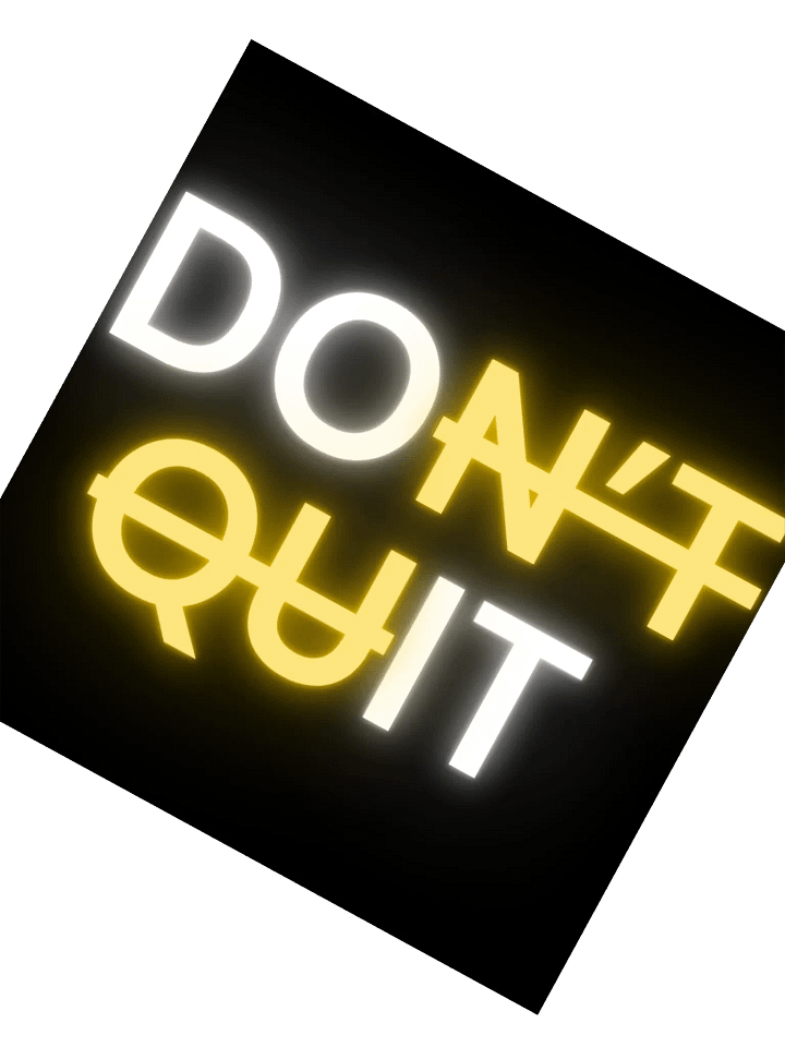 Don't Quit Stickers product image (3)