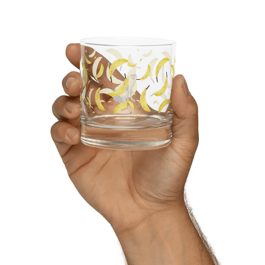 Banana Lady rocks glass product image (10)