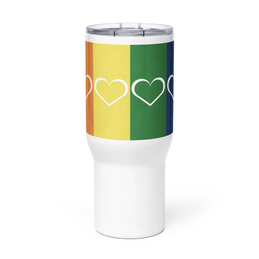 Rainbow Hearts - Travel Mug product image (3)