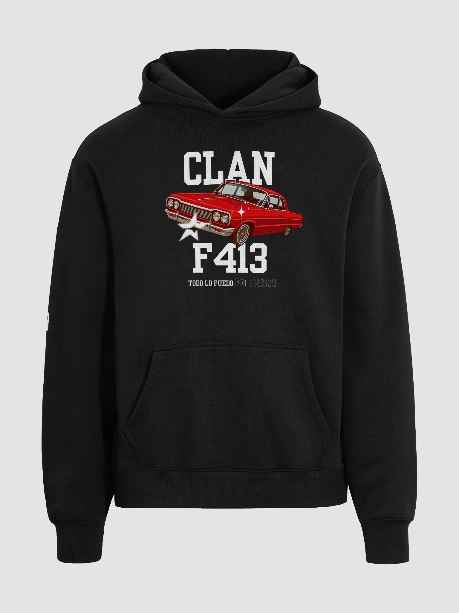 Clan F413 by Elias Worship: Sudadera de Adoración con Diseño Low Rider y Estampado Vibrante product image (3)