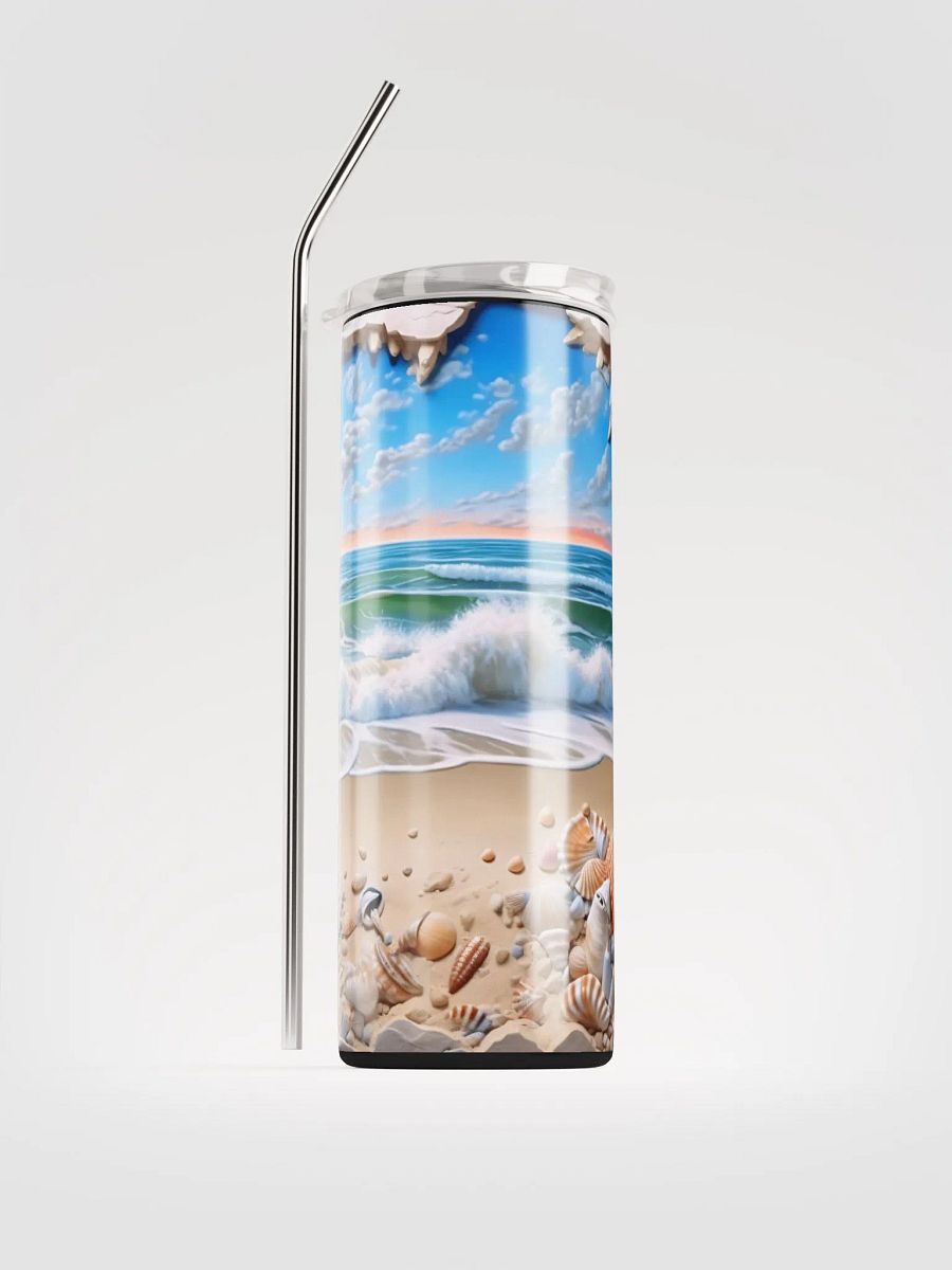 Beach Seashell Stainless Steel Tumbler product image (1)