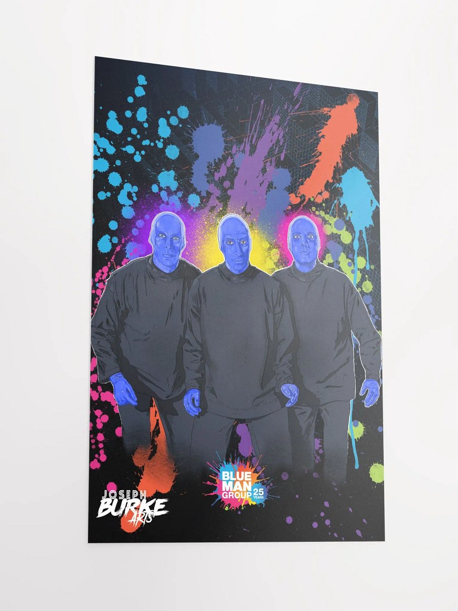 Blue Man Group's 25th Anniversary 12x18 Fine Art Print product image (2)