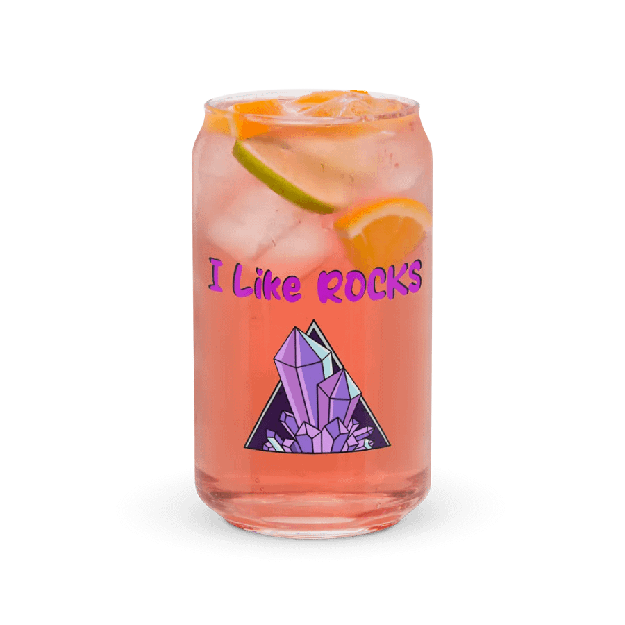 I Like Rocks Can-shaped Glass product image (4)