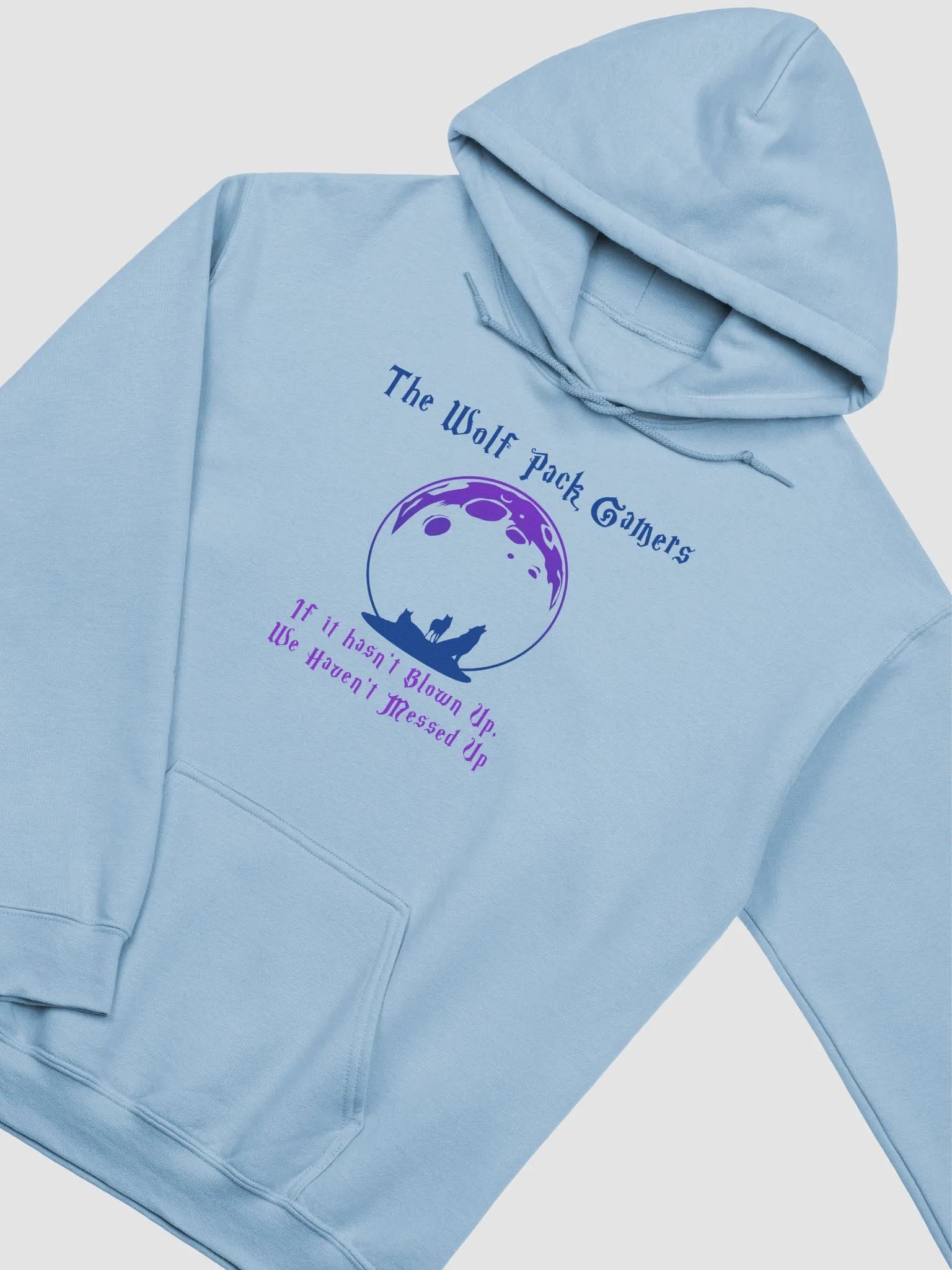 The Wolf Pack Gamers Gaming Motto Hoodie product image (3)