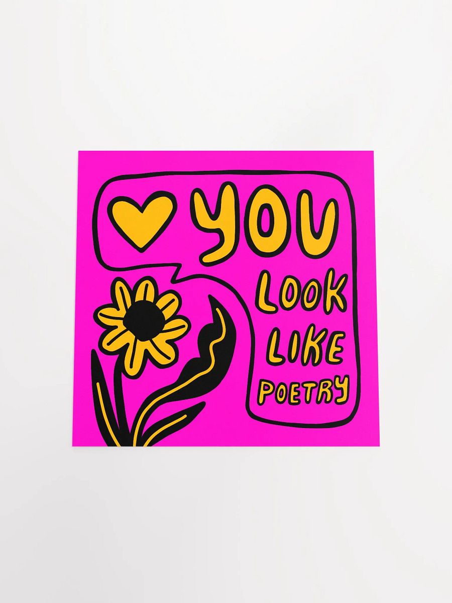 Like Poetry Art Print product image (16)