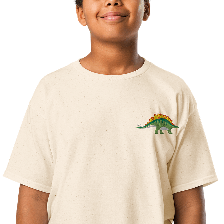 Youth Stegosaurus Embroidered T-Shirt product image (44)