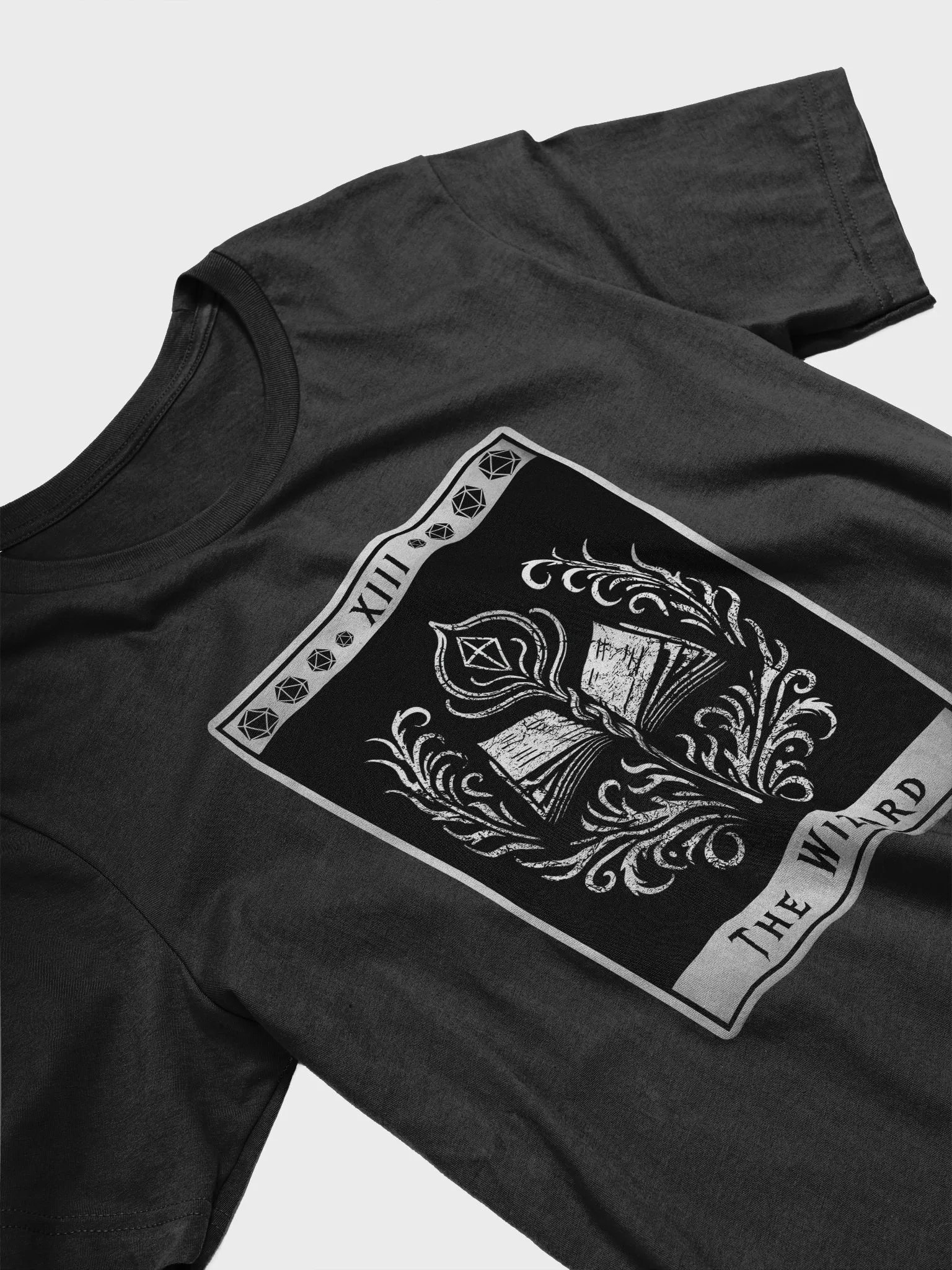 Wizard Shirt, Grunge Tarot-Inspired Roleplaying Class Symbol Tee product image (13)