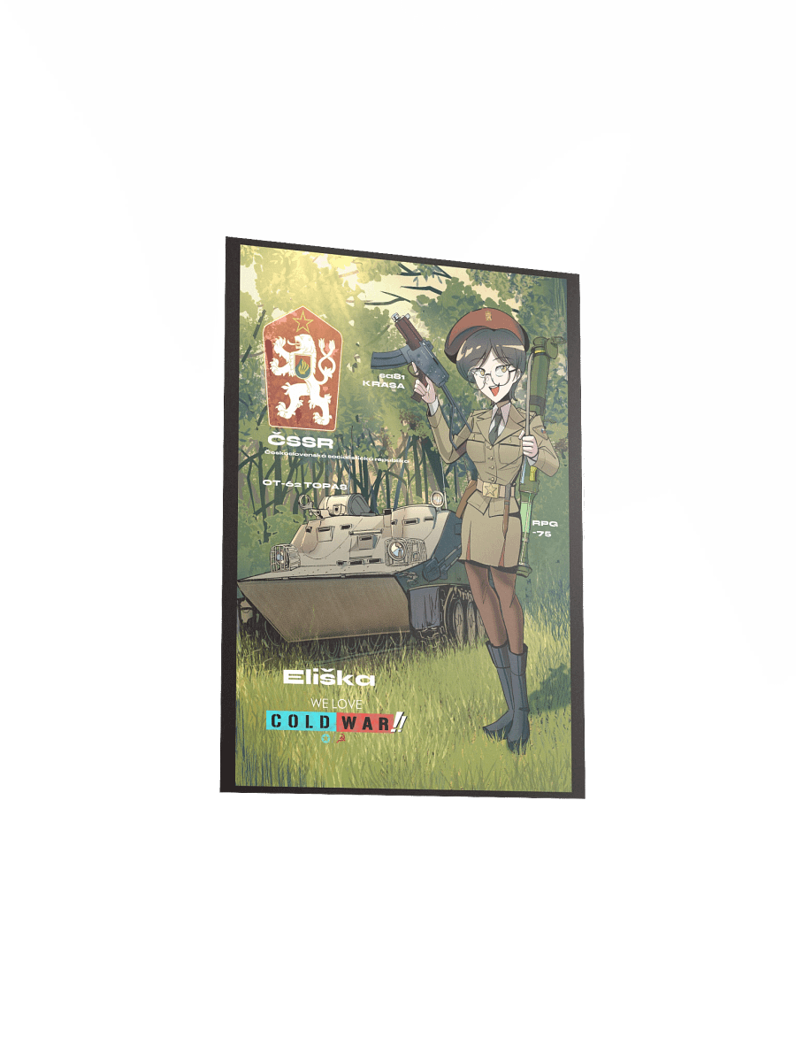 Czechoslovak People's Army OT-62 TOPAS Girl PRINT product image (11)