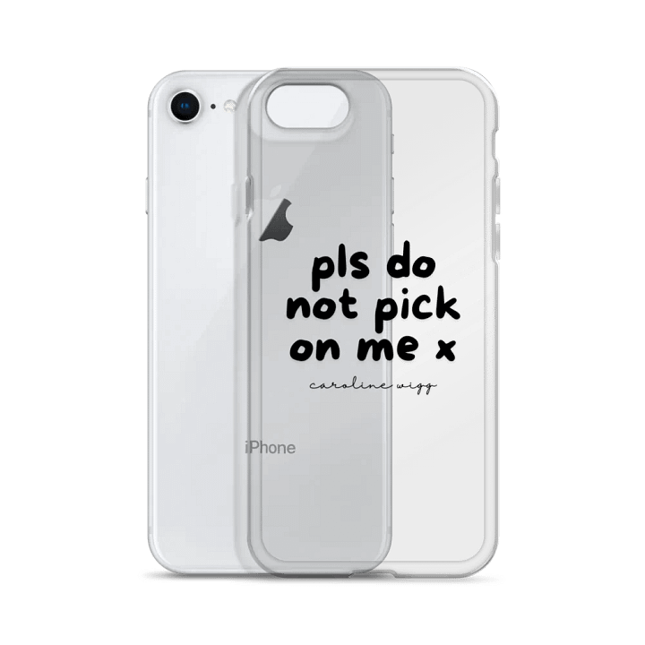 Don't Pick Me iPhone® Clear Case product image (2)