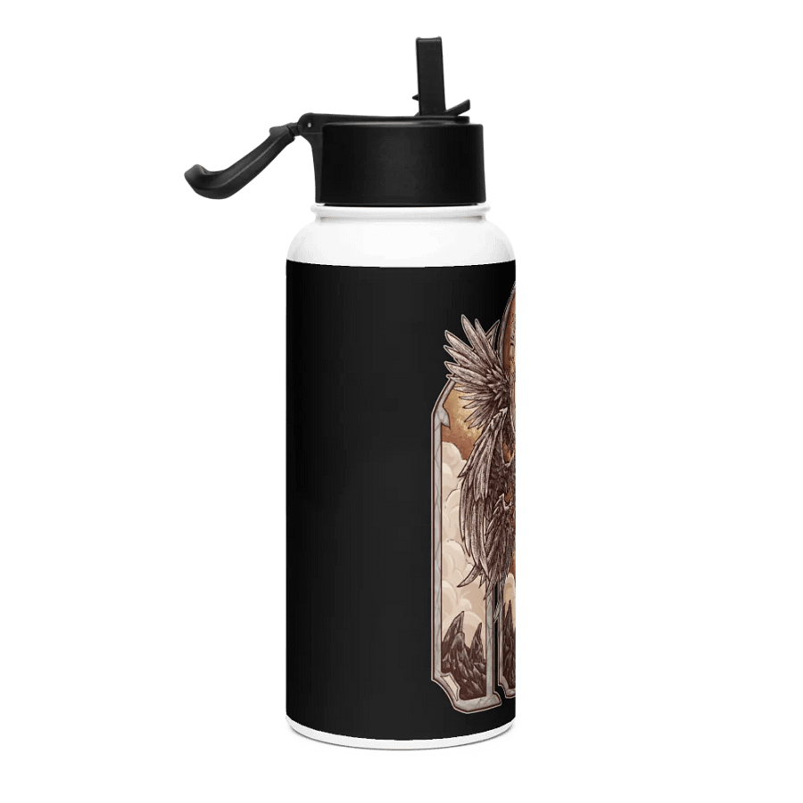 "Heredes Maleficarum" Stainless Steel Water Bottle with a Straw Lid product image (4)