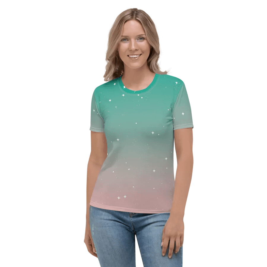 Starry Sky Sunset Women's T-Shirt product image (1)