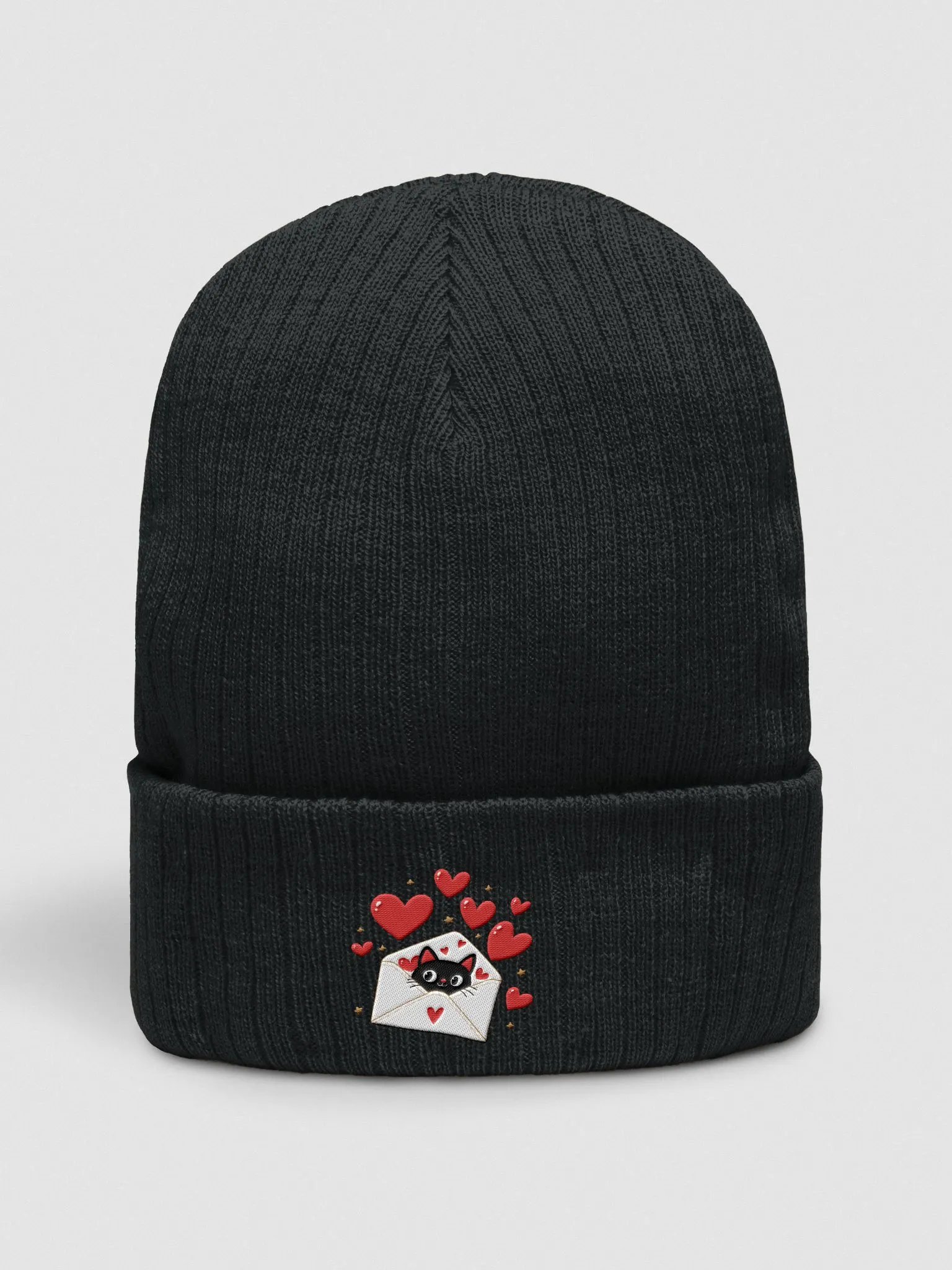 Feline Valentine Envelope - Embroidered beanie product image (2)