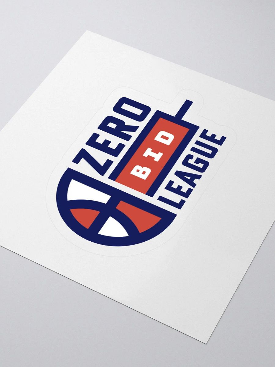 Zero Bid League Sticker product image (5)