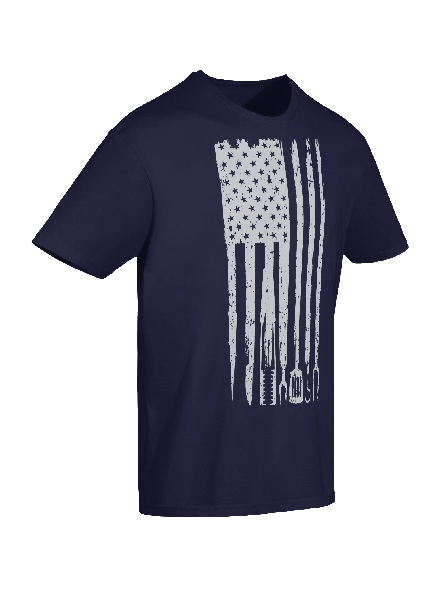 American BBQ Tools Flag – Gildan Softstyle Unisex T-Shirt product image (7)