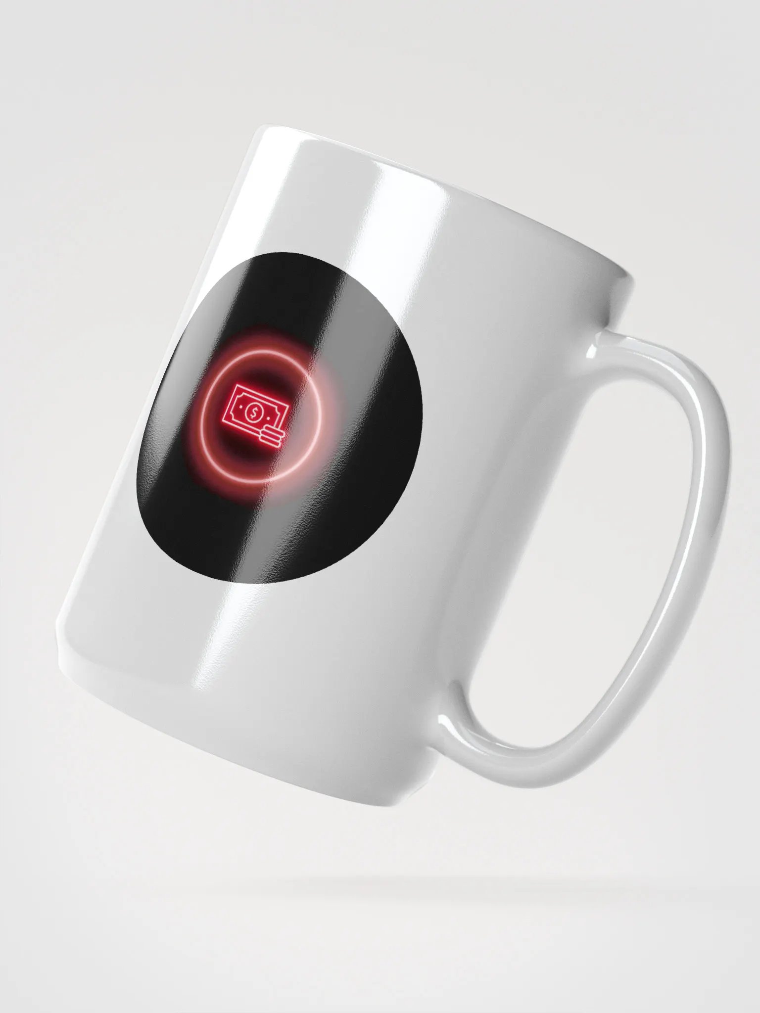 Neon Money Circle Mug product image (2)