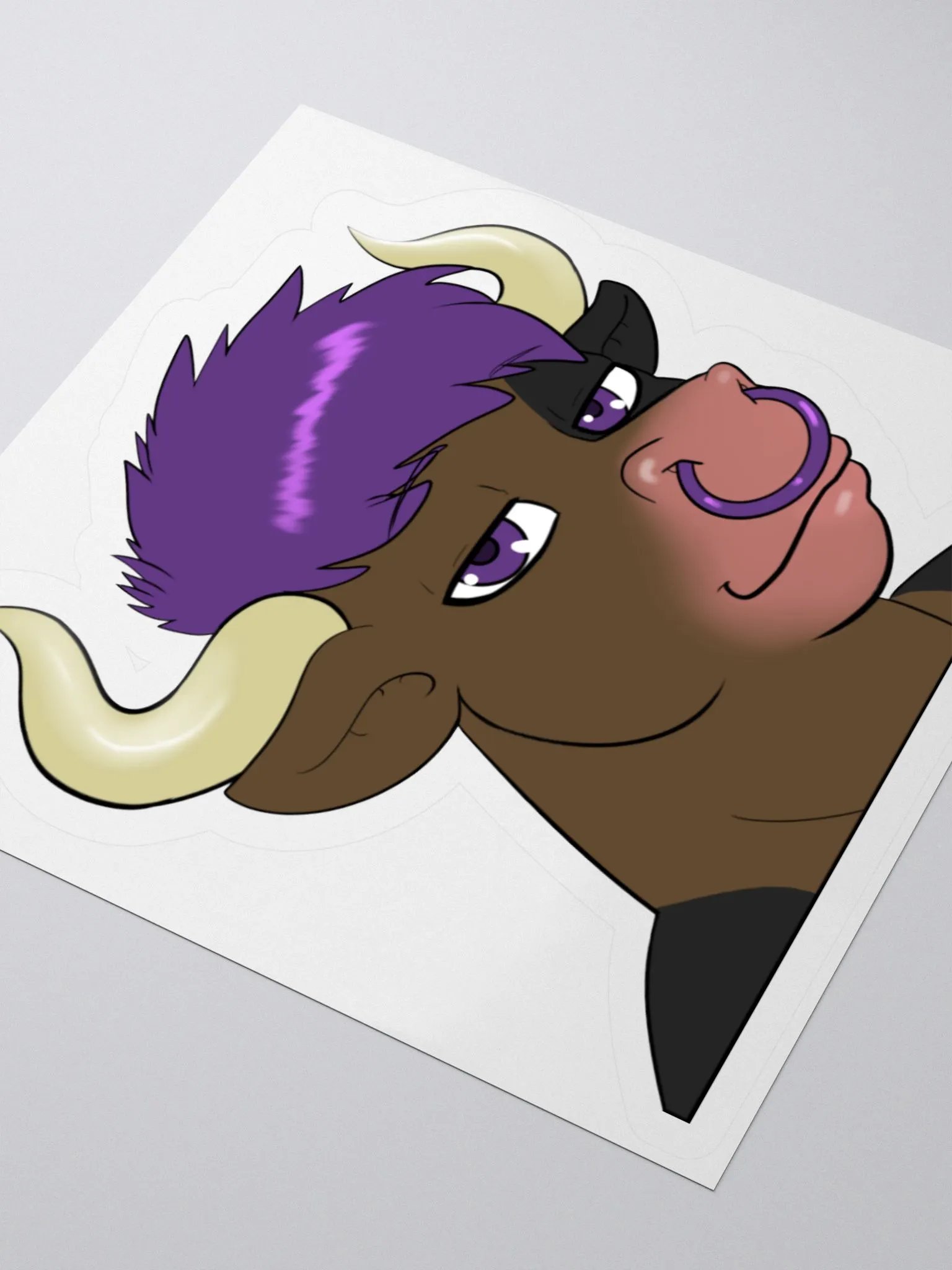 Yuuma Smug Emote Sticker product image (3)