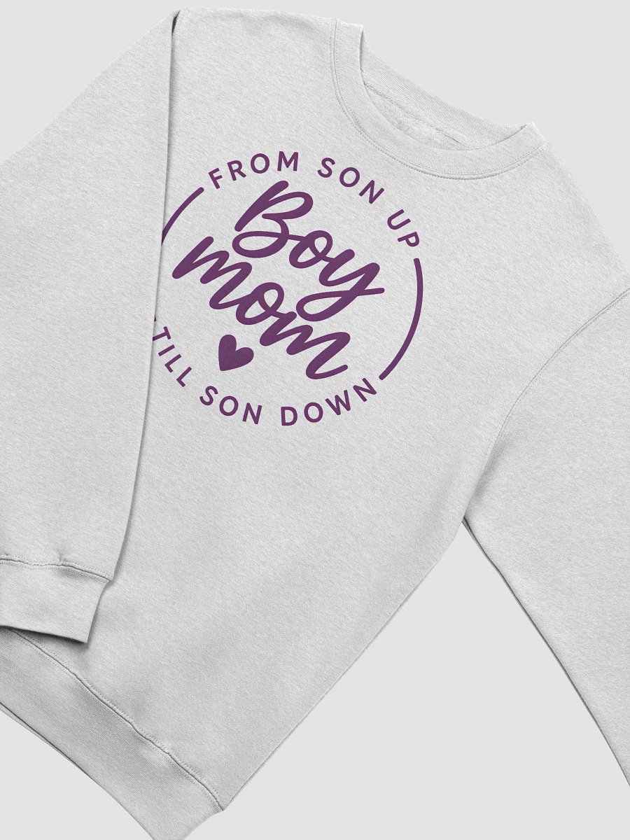 Boy Mom Crewneck Sweatshirt – From Son Up Till Son Down | Motherhood with Humor & Heart product image (7)