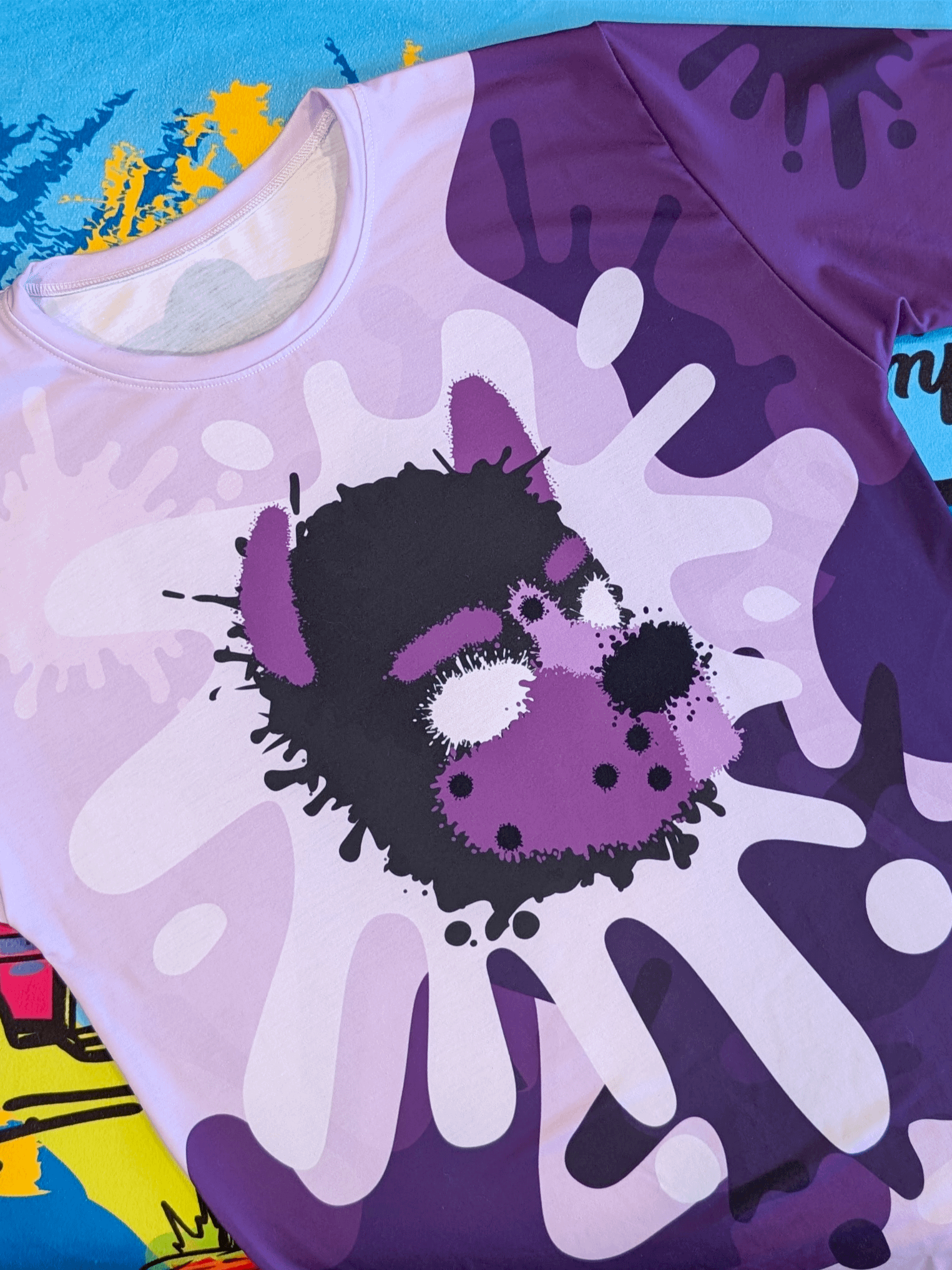 Chaos Splatter Shirt - Purple product image (5)