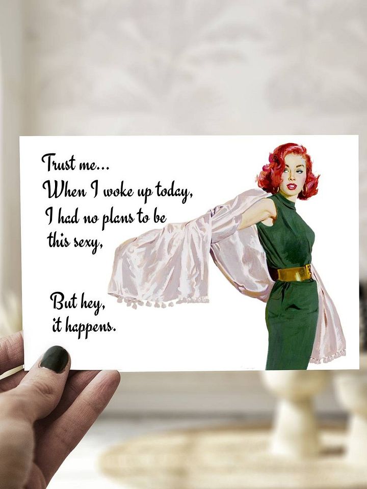 Motivational Greeting Card Looking Beautiful Today product image (1)