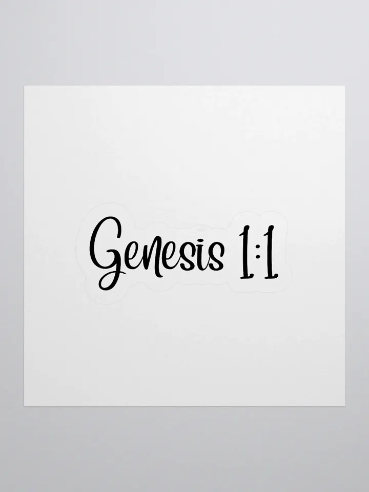 Genesis 1:1 product image (1)