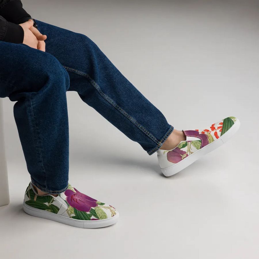 Premium Botanical Men's Slip-On Shoes n. 21 product image (5)
