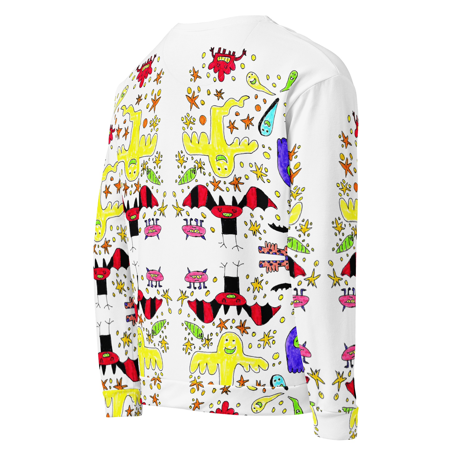 Whimsical Ghost Party All-Over Sweatshirt product image (11)