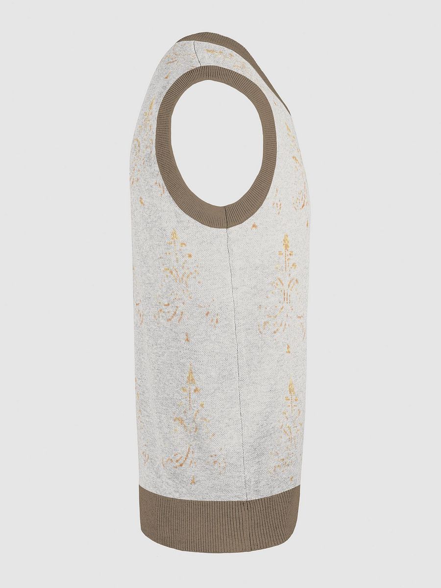 Customizable Jacquard V-Neck Vest product image (5)