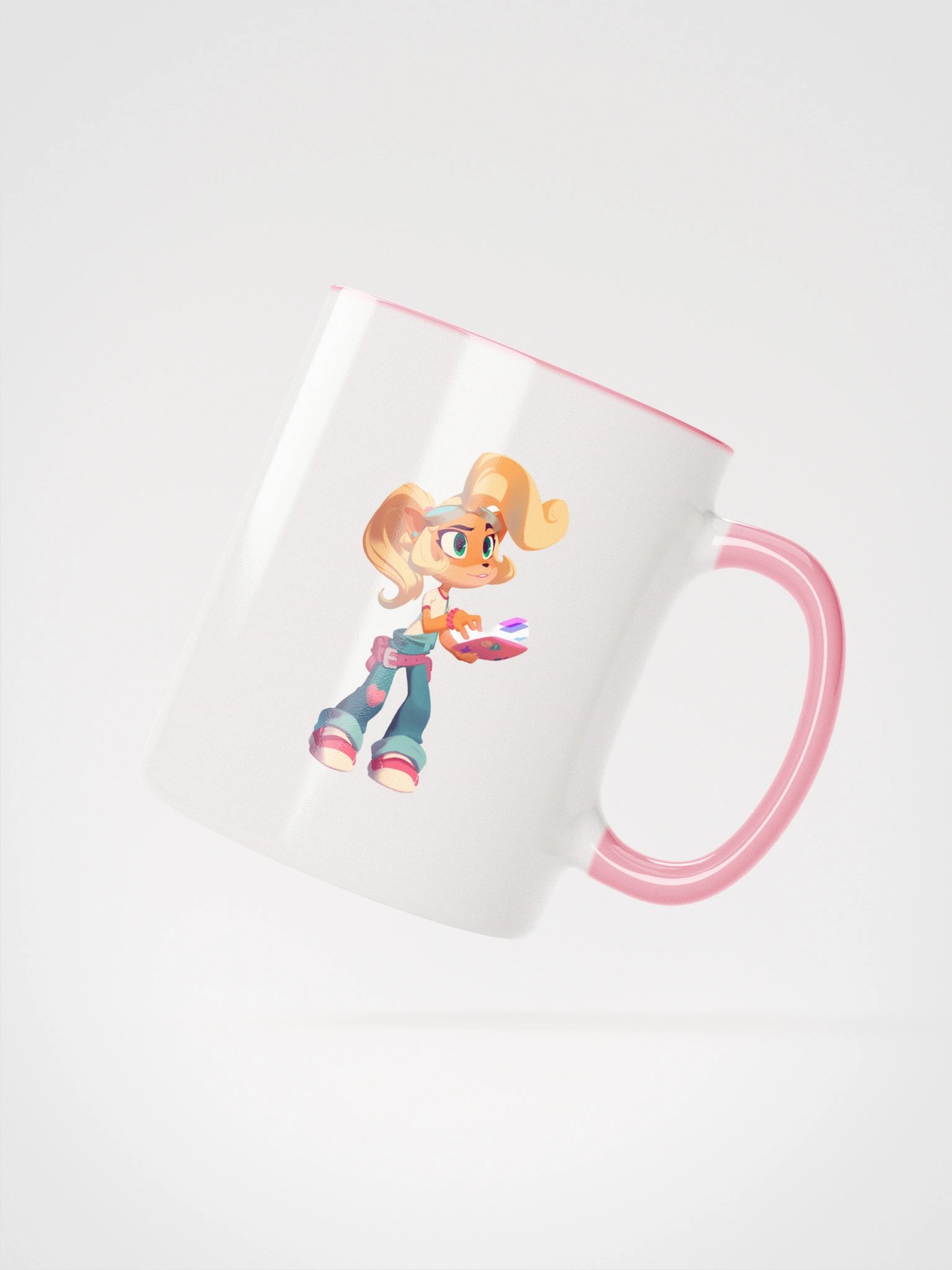 CoCo Bandicoot Ceramic Mug with Color Inside product image (17)