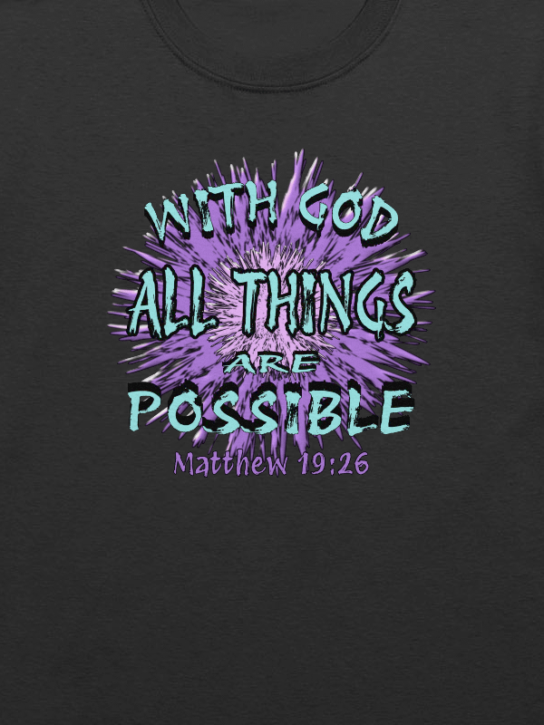 With God All Things Are Possible T-Shirt product image (5)