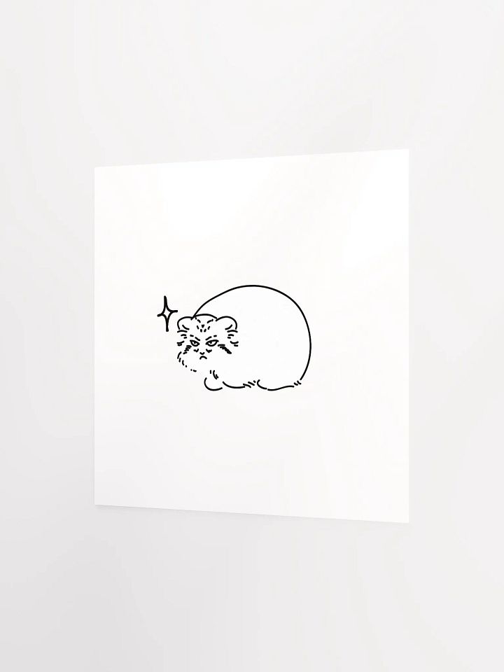 Grumpy Manul - Matte Poster product image (2)