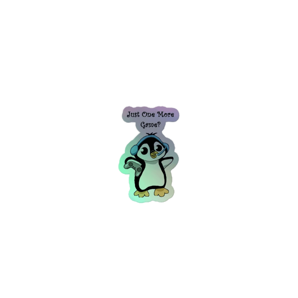 Just one more game? sticker product image (1)