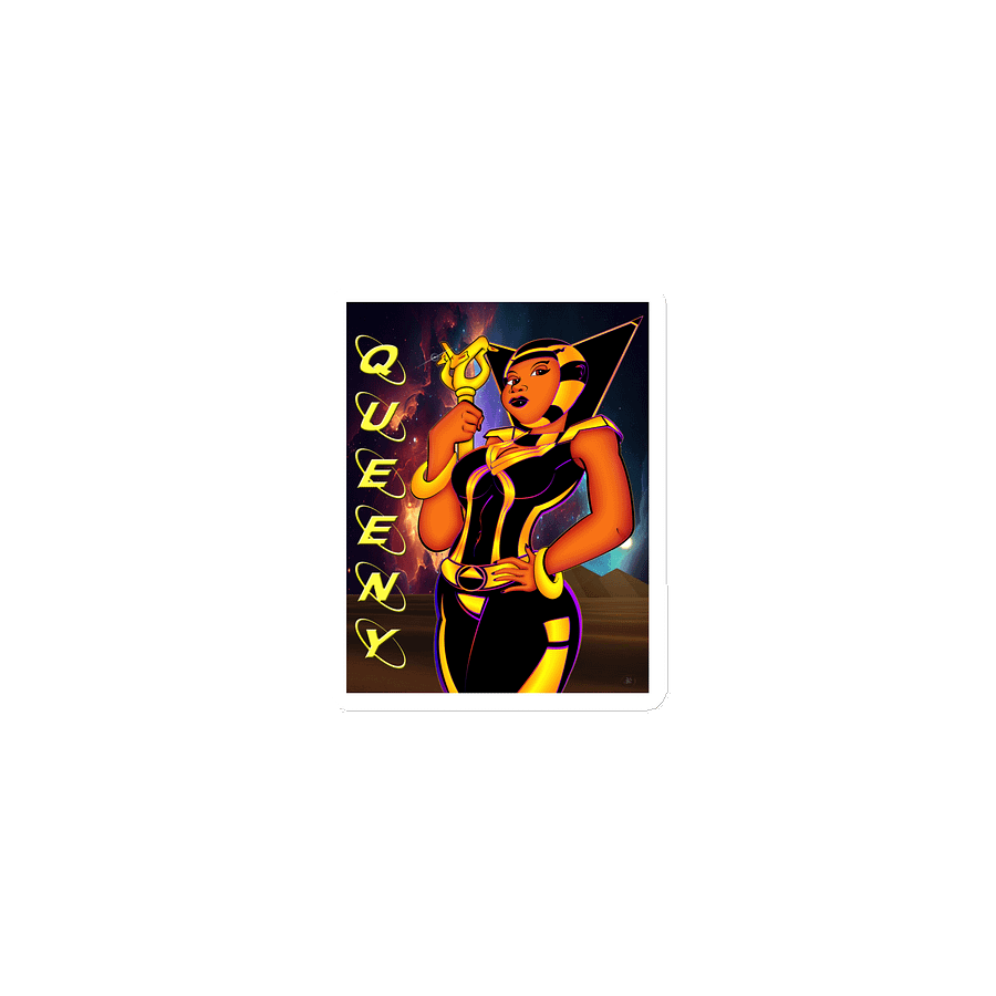 Queeny Egyptian-Inspired Die-Cut Magnets Full Image product image (1)