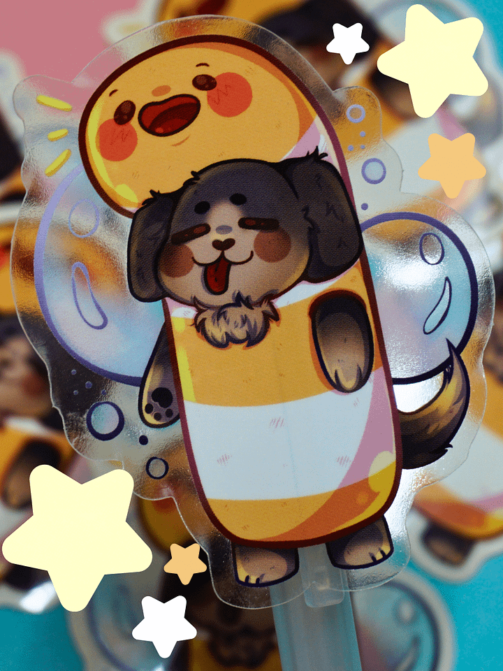 Garden Eel Doggo 🐶 (Clear) product image (2)