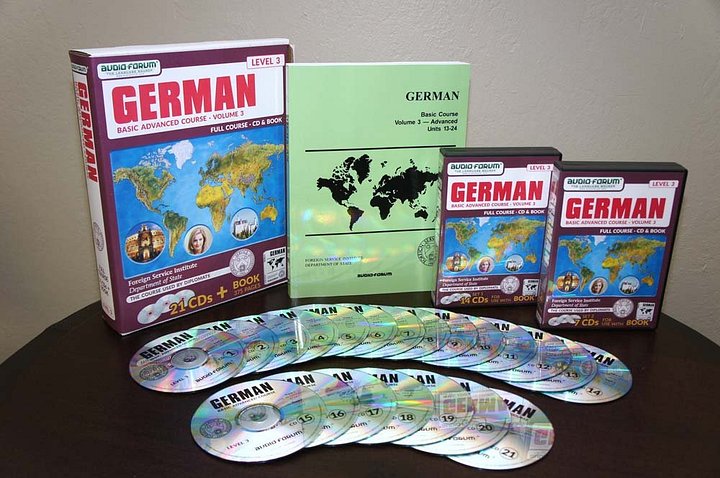 FSI: Basic German 3 - Advanced (21 CDs/Book) product image (2)