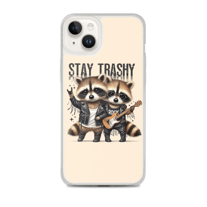 Rockin' Raccoons iPhone® MagSafe® Clear Case product image (1)
