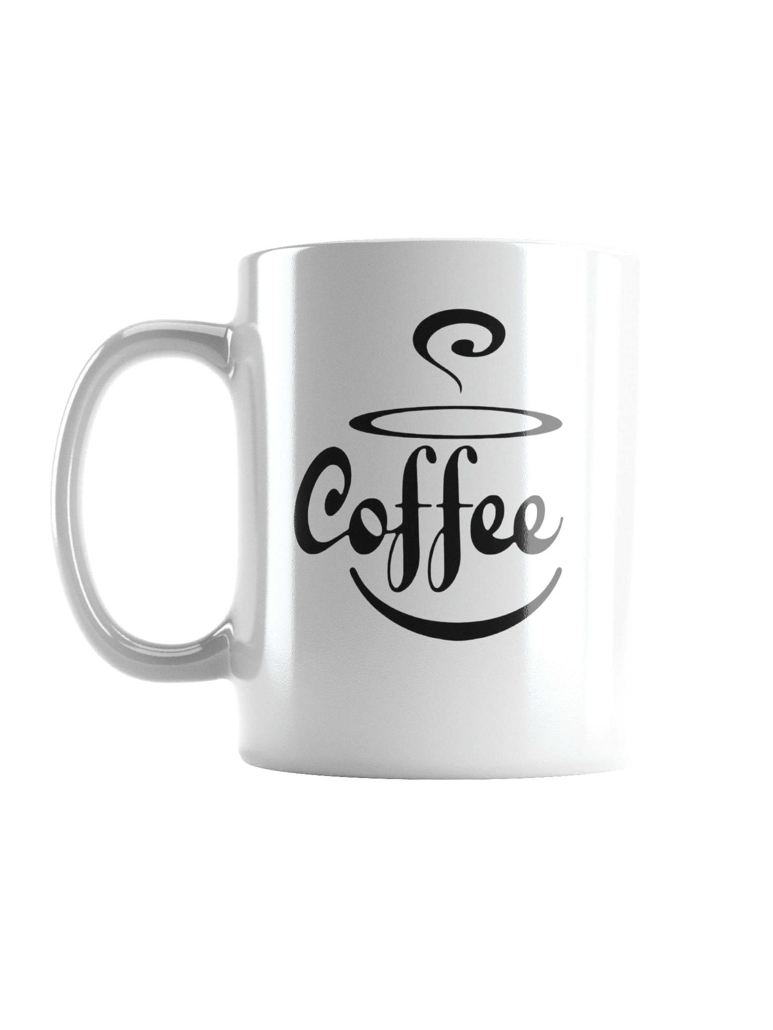 Smile Sip Coffee White Glossy Mug product image (2)